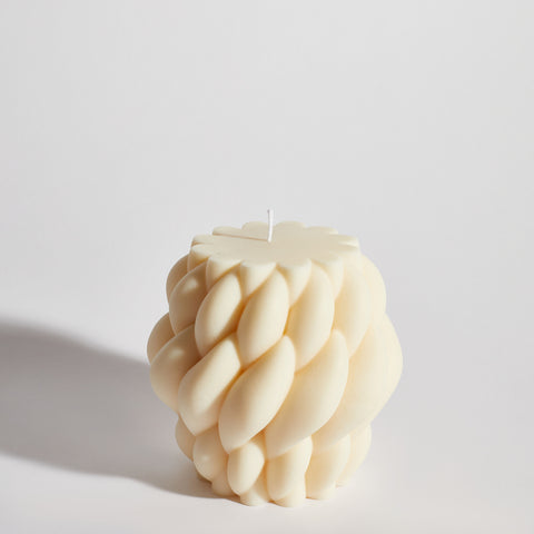 Knitted Cable Decorative Candle Knitted Cable Decorative Candle