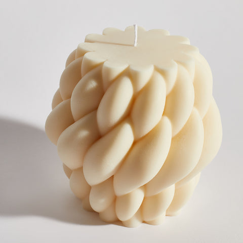 Knitted Cable Decorative Candle Knitted Cable Decorative Candle