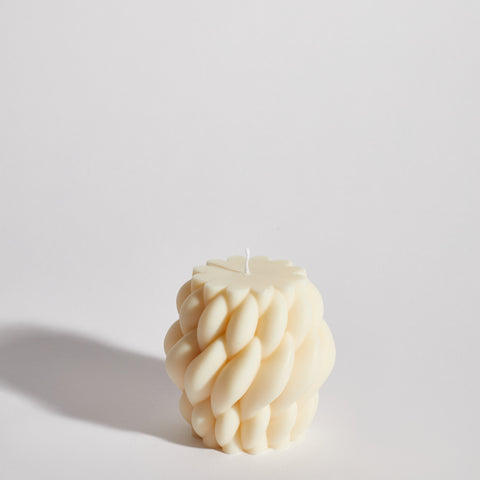 Knitted Cable Decorative Candle Knitted Cable Decorative Candle