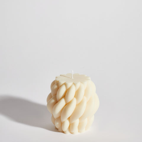 Knitted Cable Decorative Candle Knitted Cable Decorative Candle