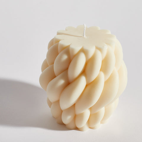 Knitted Cable Decorative Candle Knitted Cable Decorative Candle