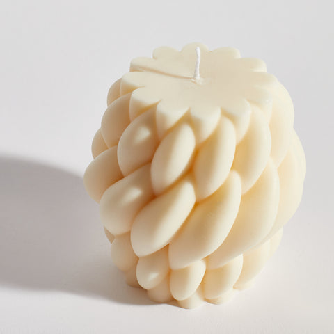 Knitted Cable Decorative Candle Knitted Cable Decorative Candle