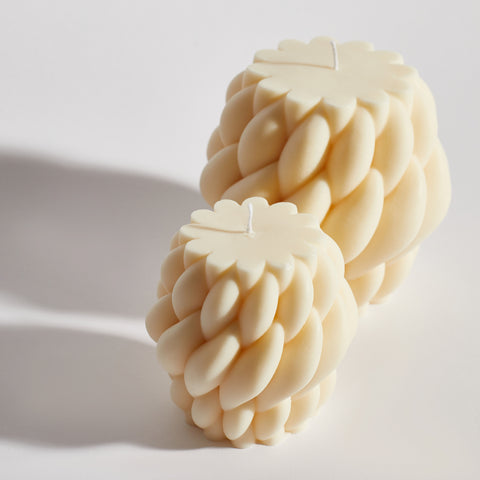 Knitted Cable Decorative Candle Knitted Cable Decorative Candle