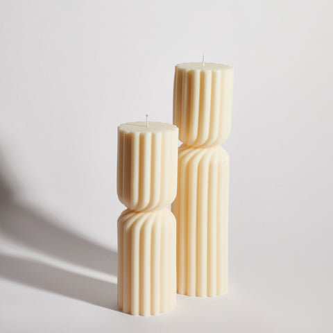 Twisted Hourglass Decorative Candle Twisted Hourglass Decorative Candle