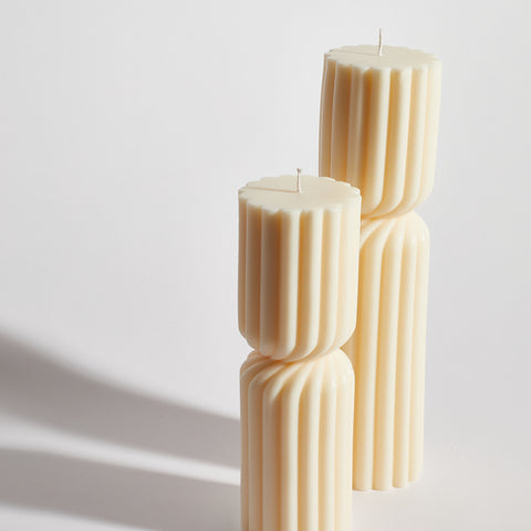 Twisted Hourglass Decorative Candle Twisted Hourglass Decorative Candle