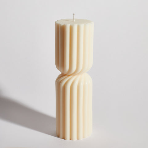 Twisted Hourglass Decorative Candle Twisted Hourglass Decorative Candle