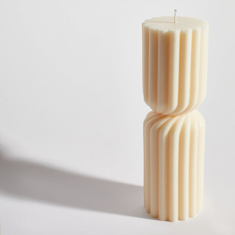 Twisted Hourglass Decorative Candle Twisted Hourglass Decorative Candle