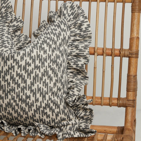 ‘Thunder’ Frill Cushion Cover ‘Thunder’ Frill Cushion Cover