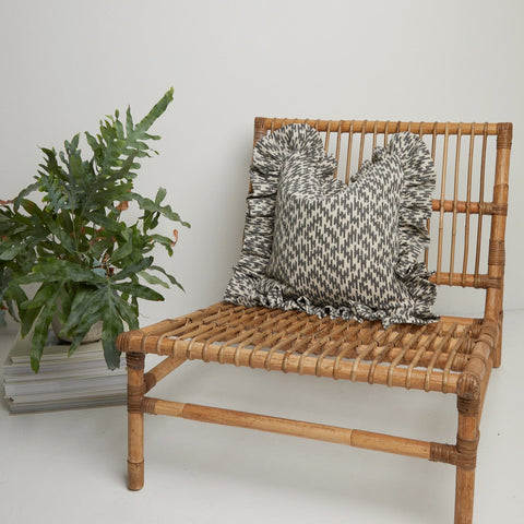 ‘Thunder’ Frill Cushion Cover ‘Thunder’ Frill Cushion Cover