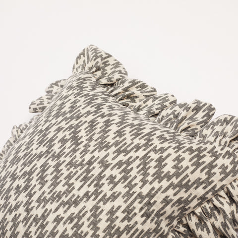 ‘Thunder’ Frill Cushion Cover ‘Thunder’ Frill Cushion Cover