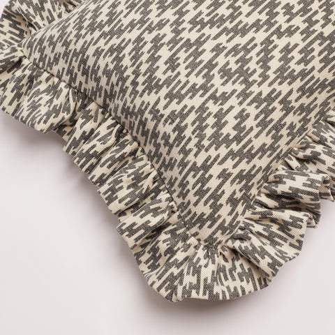 ‘Thunder’ Frill Cushion Cover ‘Thunder’ Frill Cushion Cover