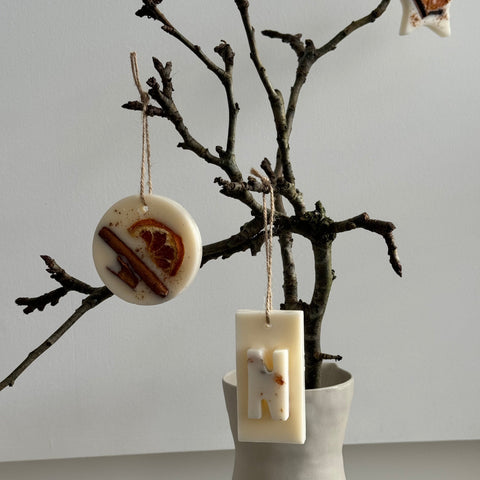 PERSONALISED INITIAL SCENTED TREE DECORATION