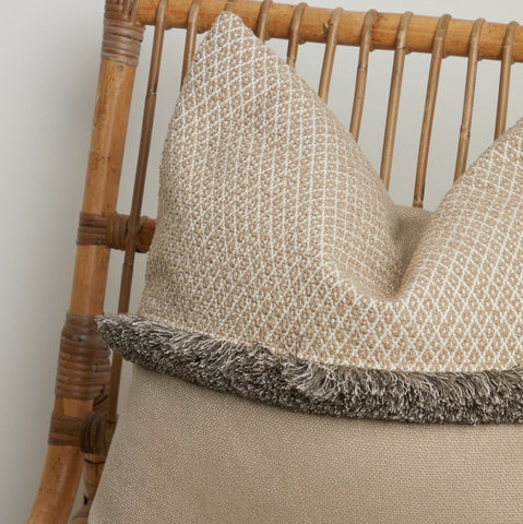 ‘QUITO’ FRINGED CUSHION COVER