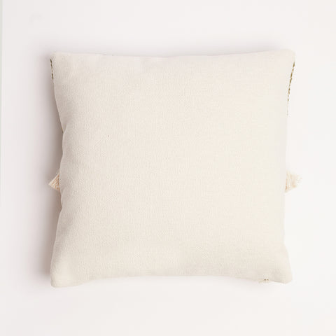 ‘MOSS’ FRINGED CUSHION COVER