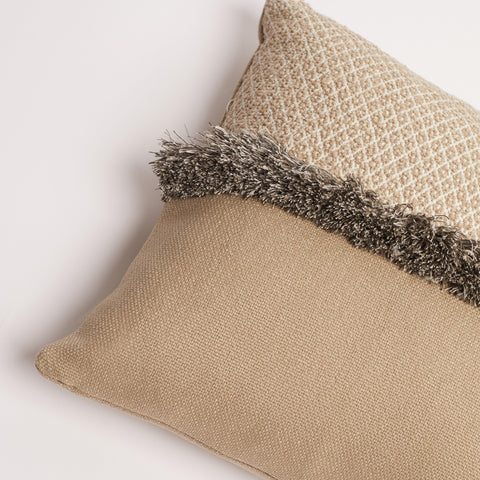 ‘QUITO’ FRINGED CUSHION COVER