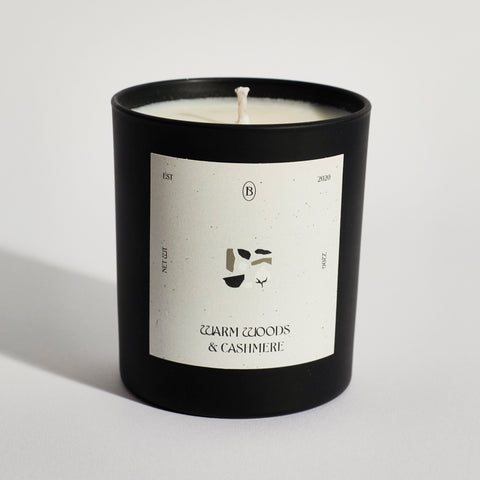 WARM WOODS & CASHMERE JAR CANDLE