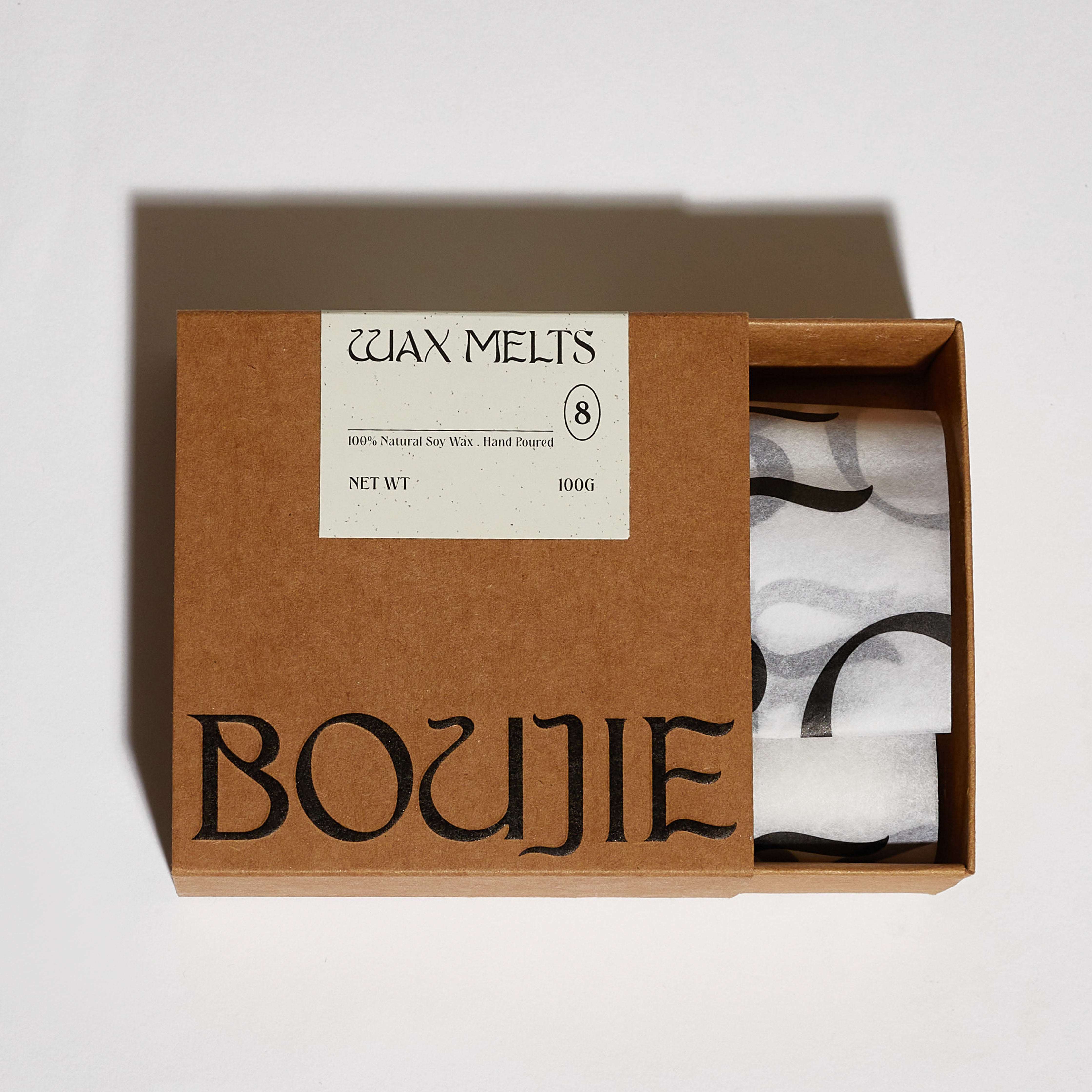 Boujie Winter Wax Melts 8 Pack – Handcrafted Soy Wax Melts with Sustainable Packaging Open View
